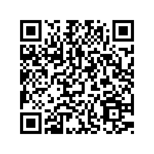 Centrale zwart-witte QR-code van vierkante patronen op witte achtergrond, zonder tekst of logo's.